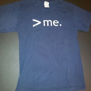 Small Blue T-Shirt (Greater Than Me)
